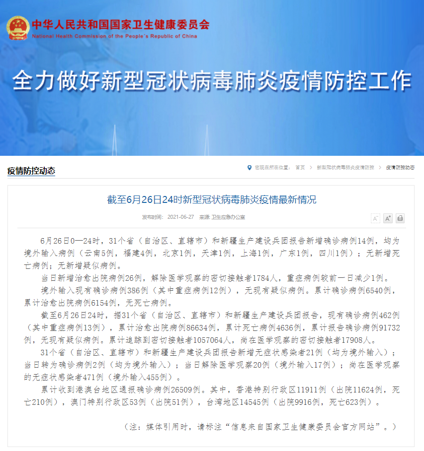 31省区市新增确诊14例,31省区市新增确诊16例-第2张图片
