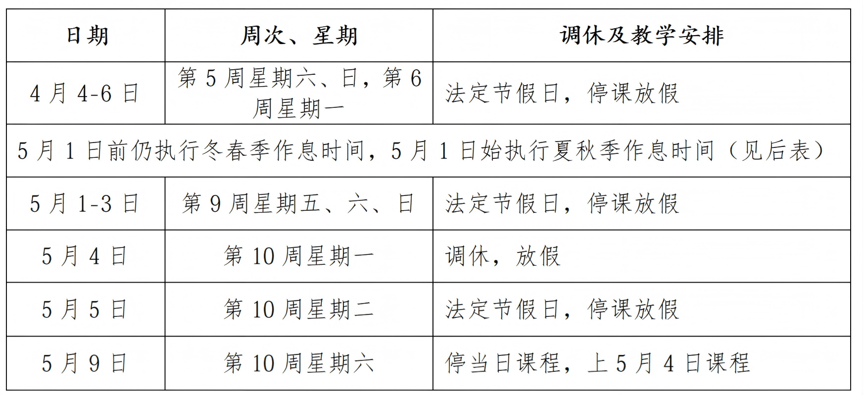 「今年五一节放假时间安排表」〃今年五一放假怎么安排时间表-第3张图片