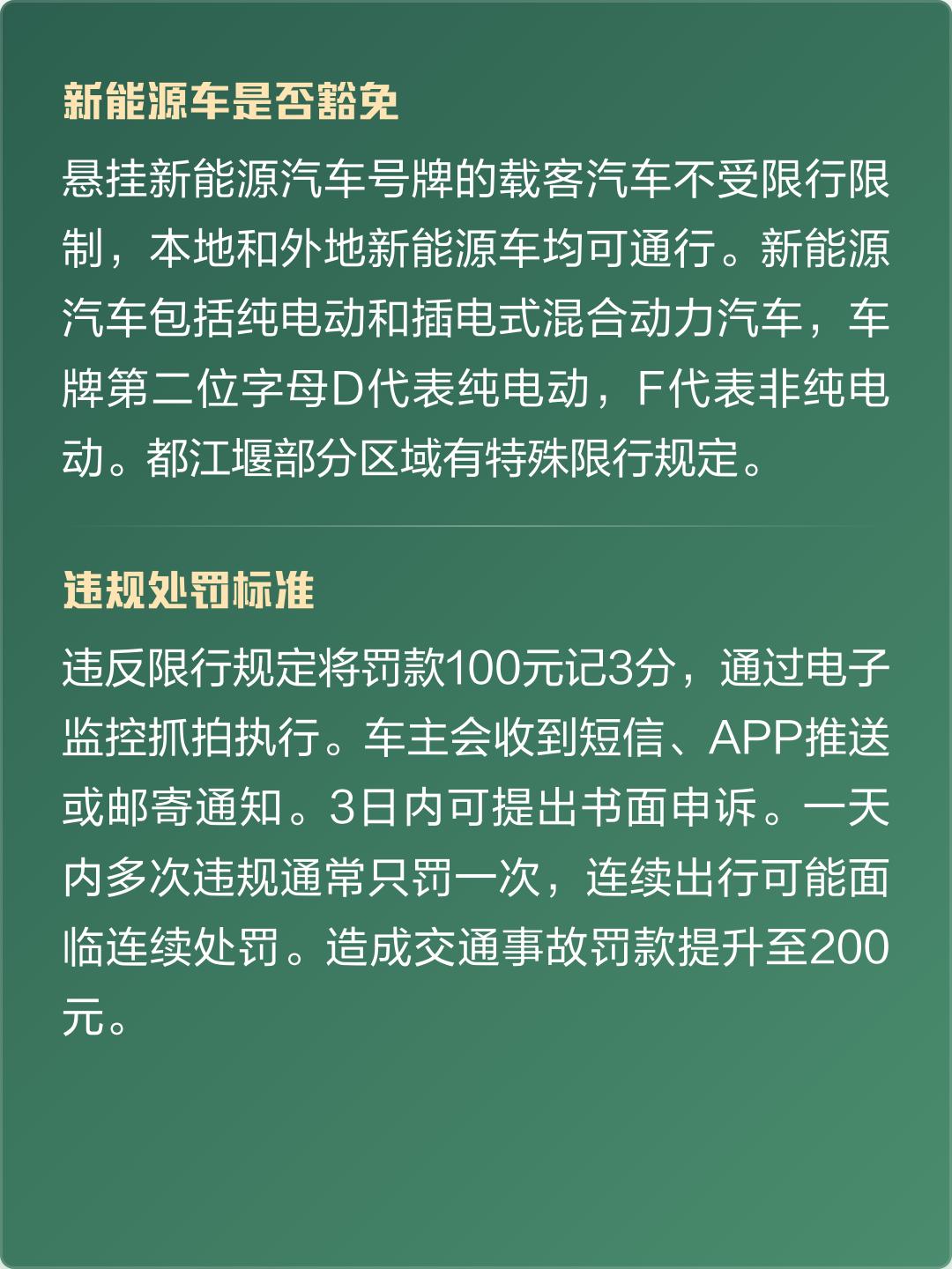 成都限行时间新规2020年12月,成都限行通知2020-第2张图片